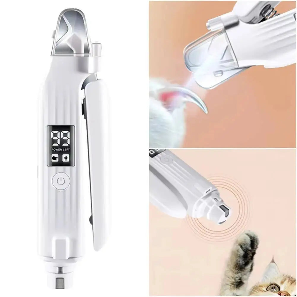 Quiet Pet Nail Grinder- Stress Free Grooming Tool
